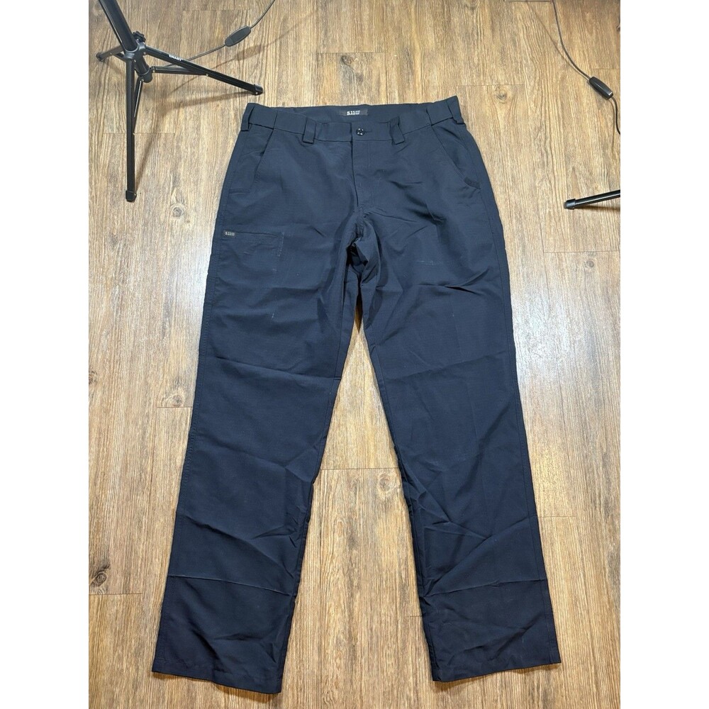 5.11 Tactical Mens Fast-Tac Urban Pants Navy Blue Ripstop 74461 Size 36x34